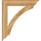 Ekena Millwork Thorton Traditional Rough Sawn Bracket, Western Red Cedar, 6"W x 40"D x 44"H BKT06X40X44THR01RWR - alternate 2